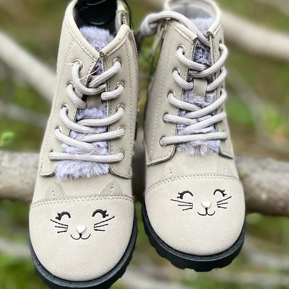 Wonder Nation Swede Leather Tan Bootie - Picture 7 of 11